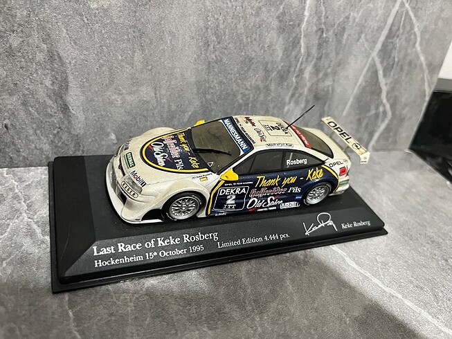 1:43 Opel Calibra DTM, ?thank you Keke?