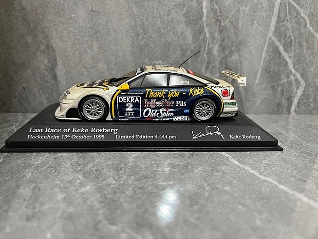 1:43 Opel Calibra DTM, ?thank you Keke?