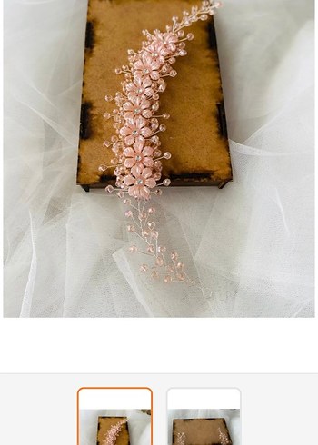 Pembe  Kadın Saç Aksesuarı - Görsel 2