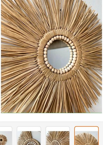 doğal el yapımı 3'lü duvar dekoru - Görsel 4