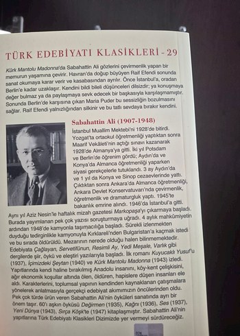Sabahattin Ali - Kürk Mantolu Madonna