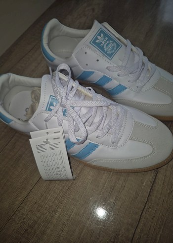 SAMBA "White&Blue" Ayakkabı - Görsel 4