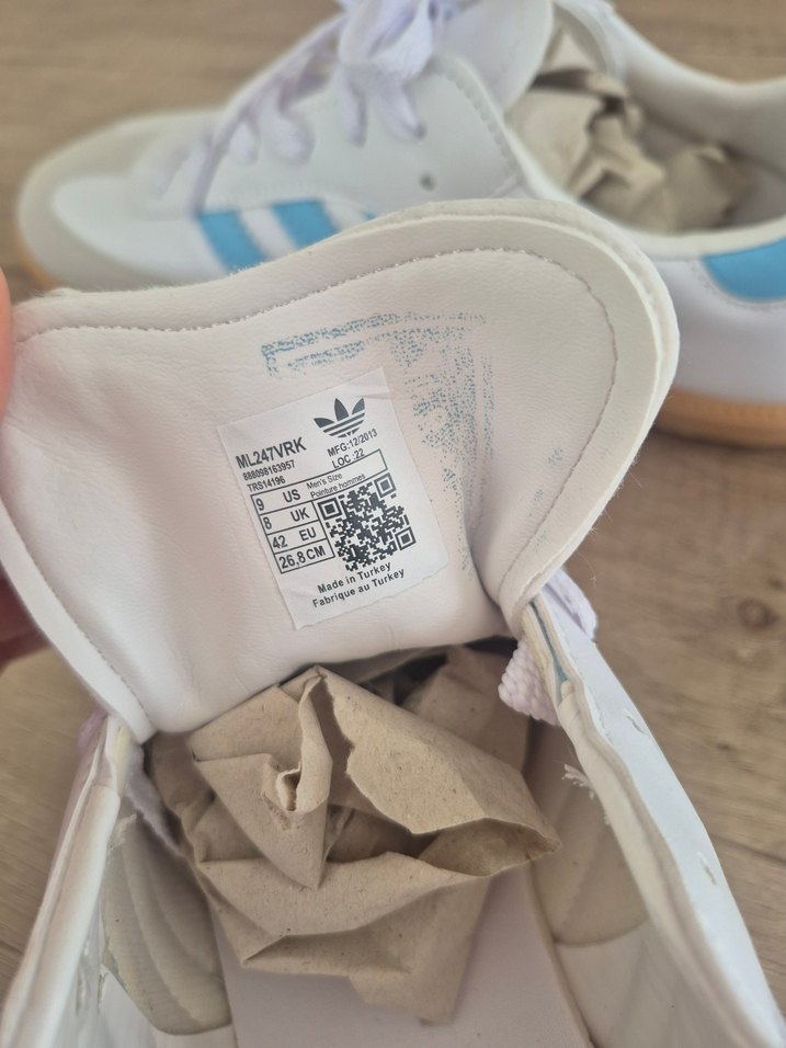 SAMBA "White&Blue" Ayakkabı - Görsel 3