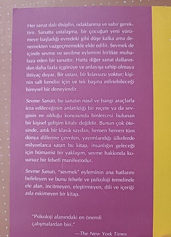  Sevme sanatı