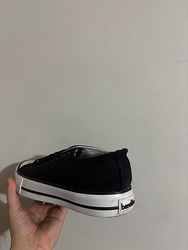 37 Beden benetton converse siyah