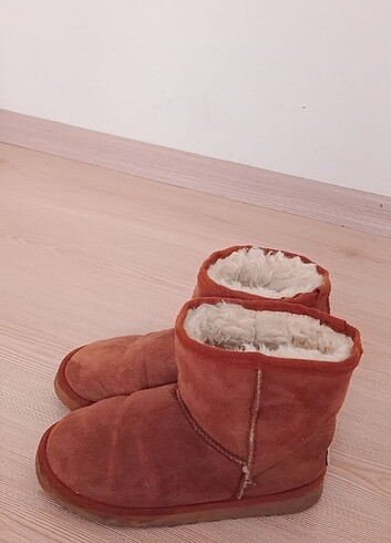 36 Beden camel Renk Kışlık yarım bot 