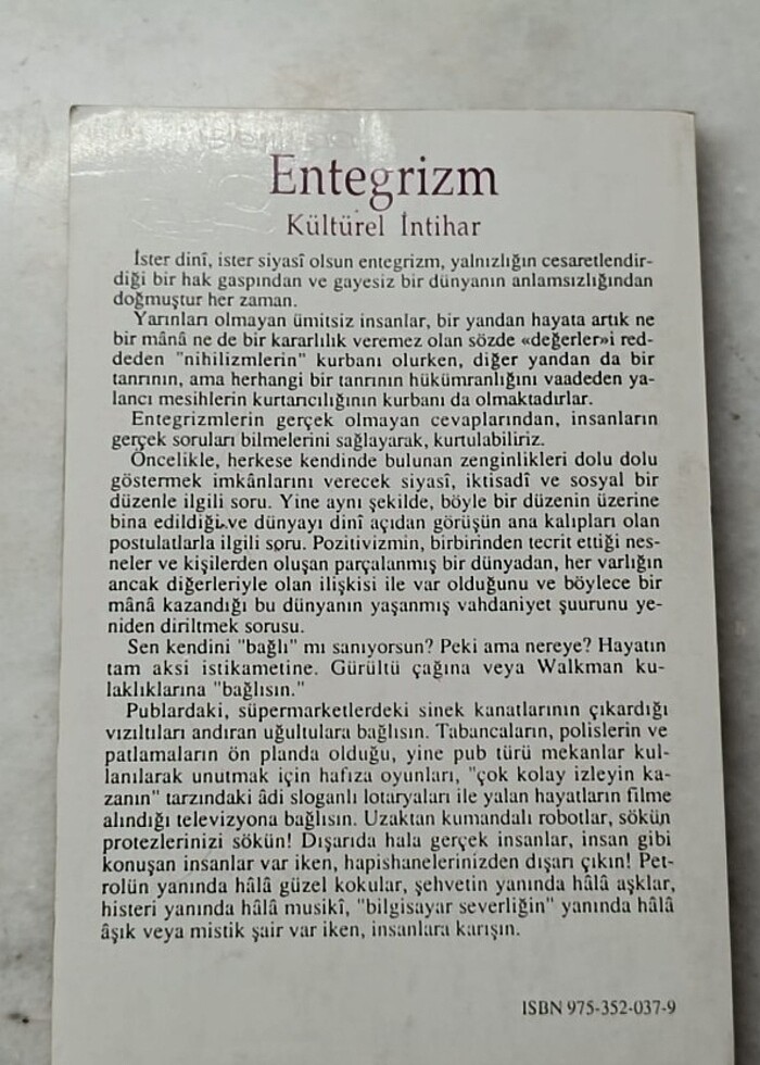 ROGER GARAUDY ENTEGRİZM KÜLTÜREL İNTİHAR  - Görsel 2