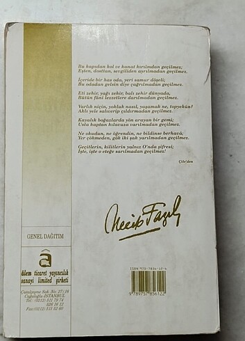 NECİP FAZIL REŞAHAT AYN EL HAYAT CAN DAMLALARI - Görsel 2