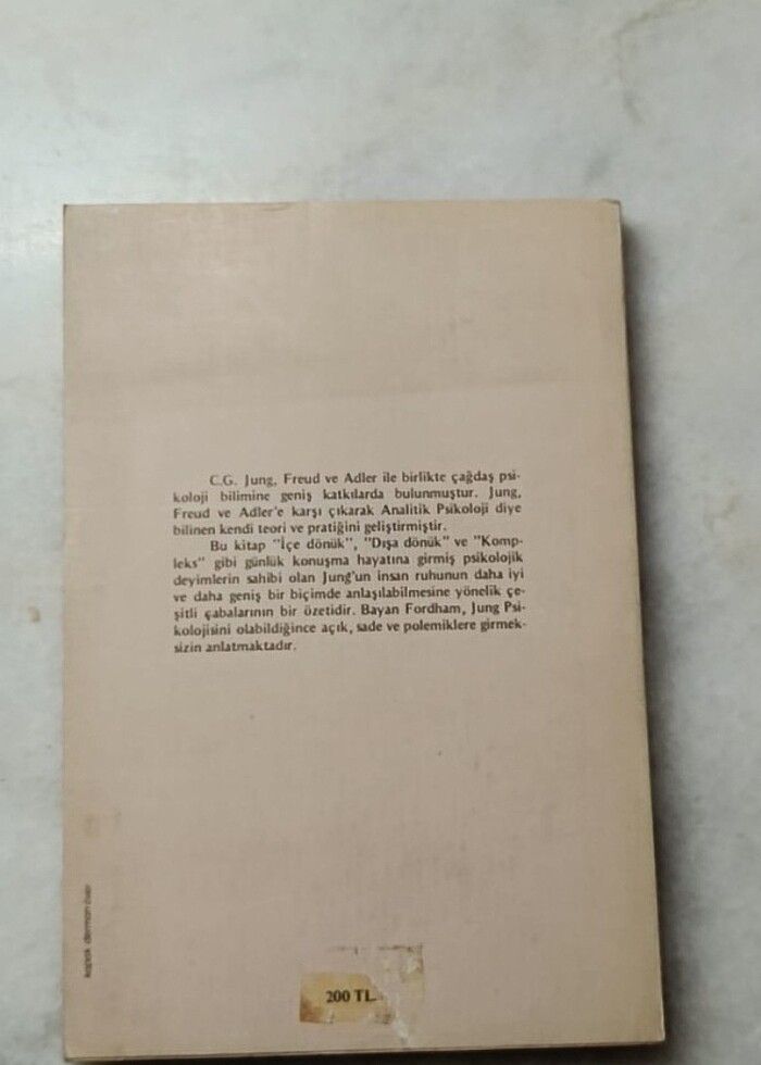 FRİEDA FORDHAM JUNG PSİKOLOJİSİNİN ANA HATLARI  - Görsel 2