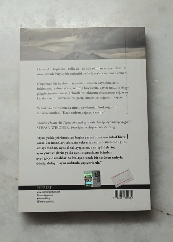 HASAN ALİ TOPTAŞ GÖLGESİZLER  - Görsel 2