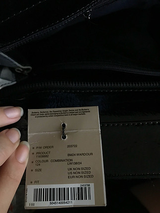 Burberry SATILDI Orijinal , kutulu hiç kullanılmamış Burberry London çant