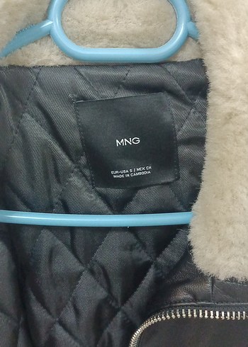 mango Kürk Detaylı Deri Kadın Ceket - Görsel 2