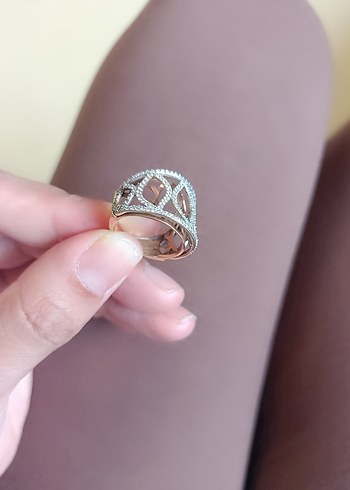 14 ayar rose gold Yüzük - Görsel 5