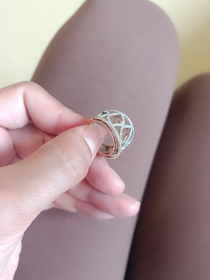 14 ayar rose gold Yüzük - Görsel 4