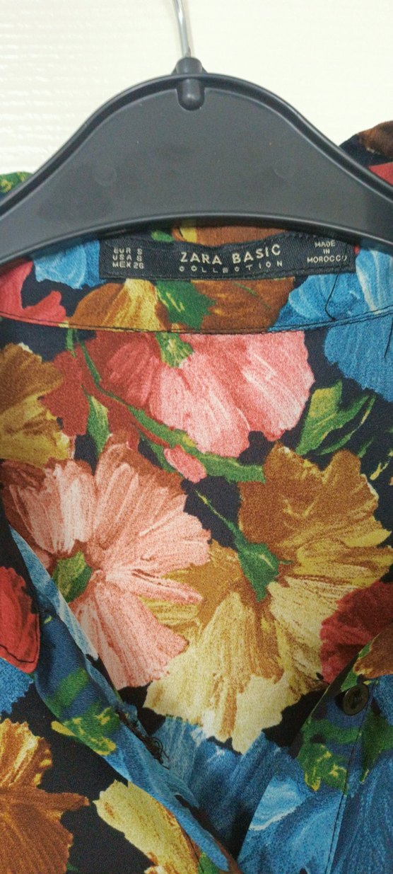 zara Renkli Çiçekli Uzun Kollu Gömlek — görsel 2/4