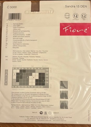 Fiore Sandra Siyah İnce Külotlu Çorap - Görsel 3