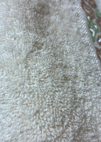 Nakışlı pudra renkHavlu - Görsel 3