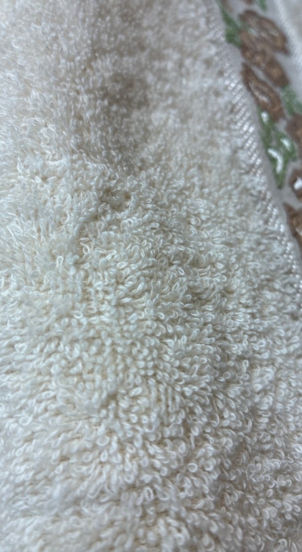 Nakışlı pudra renkHavlu - Görsel 3