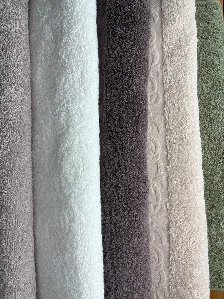 Çağdaş Stil Düz 5 Adet  Havlu - Görsel 2