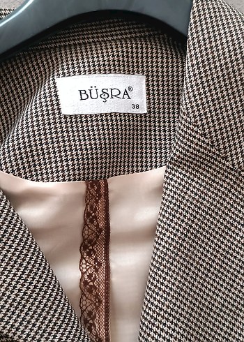 Açık kahverengi Uzun Kollu Kadın Ofis Takımı - Görsel 6