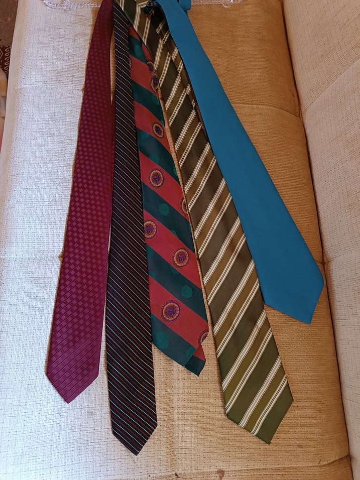 5 adet Renkli Erkek Kravat Seti - Görsel 2
