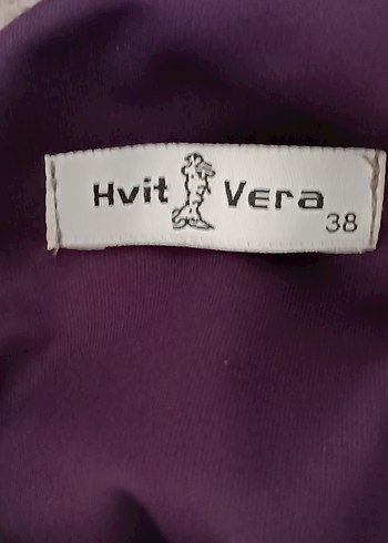 Koyu Mor İşlemeli Boncuklu Uzun Abiye Elbise - Görsel 7