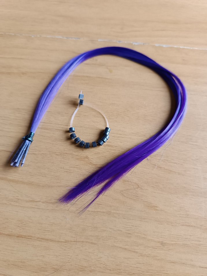 üç farklı renk boncuk kaynaklık saç ve takım boncuğu - Görsel 3