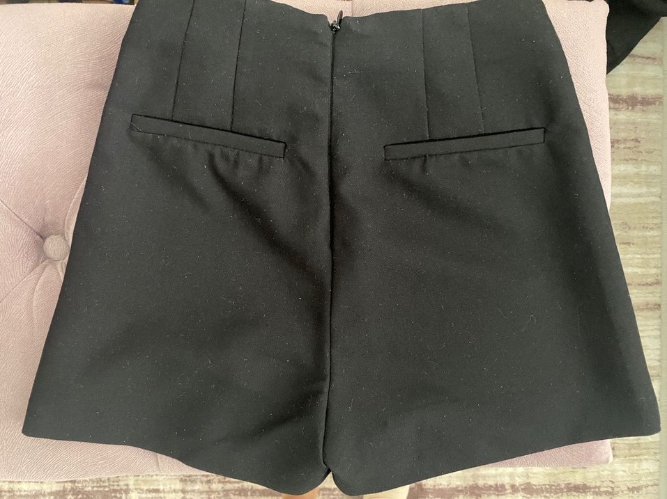 Siyah Kadın Şort Etek - Görsel 3