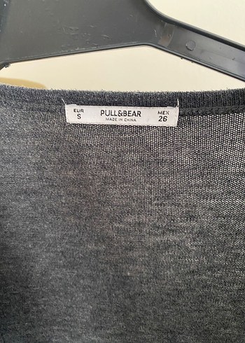 Bershka Gri Örgü Kadın Hırka - Görsel 3