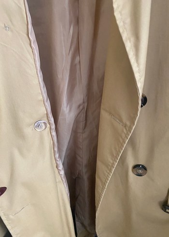 Stradivarius Bej Kadın Trençkot - Görsel 5