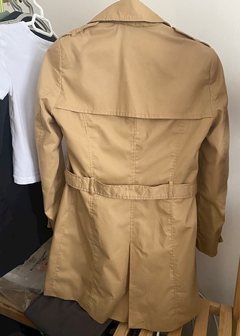 Stradivarius Bej Kadın Trençkot - Görsel 4