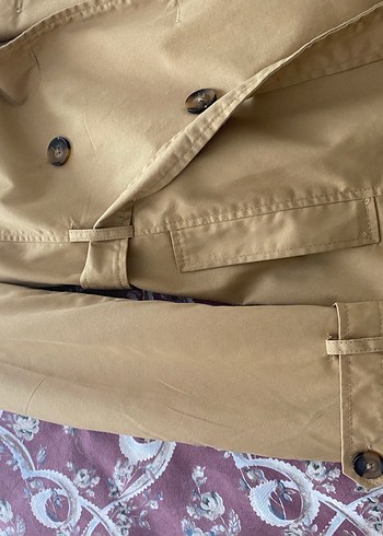 Stradivarius Bej Kadın Trençkot - Görsel 6