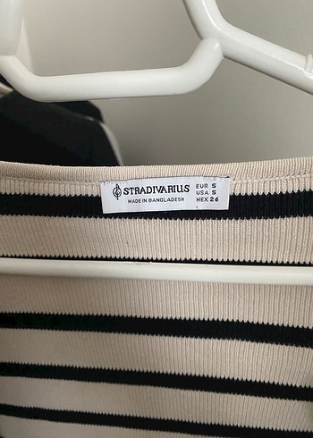 Stradivarius Bej Siyah Çizgili Kadın Hırka - Görsel 2