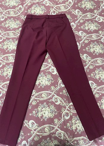 Koton Bordo Kadın Kumaş Pantolon - Görsel 3