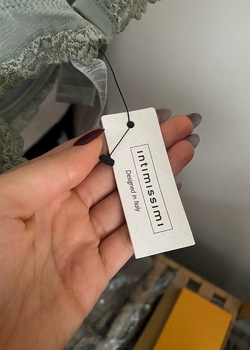 Intimissimi Gri-Yeşil Dantelli Sütyen - Görsel 3