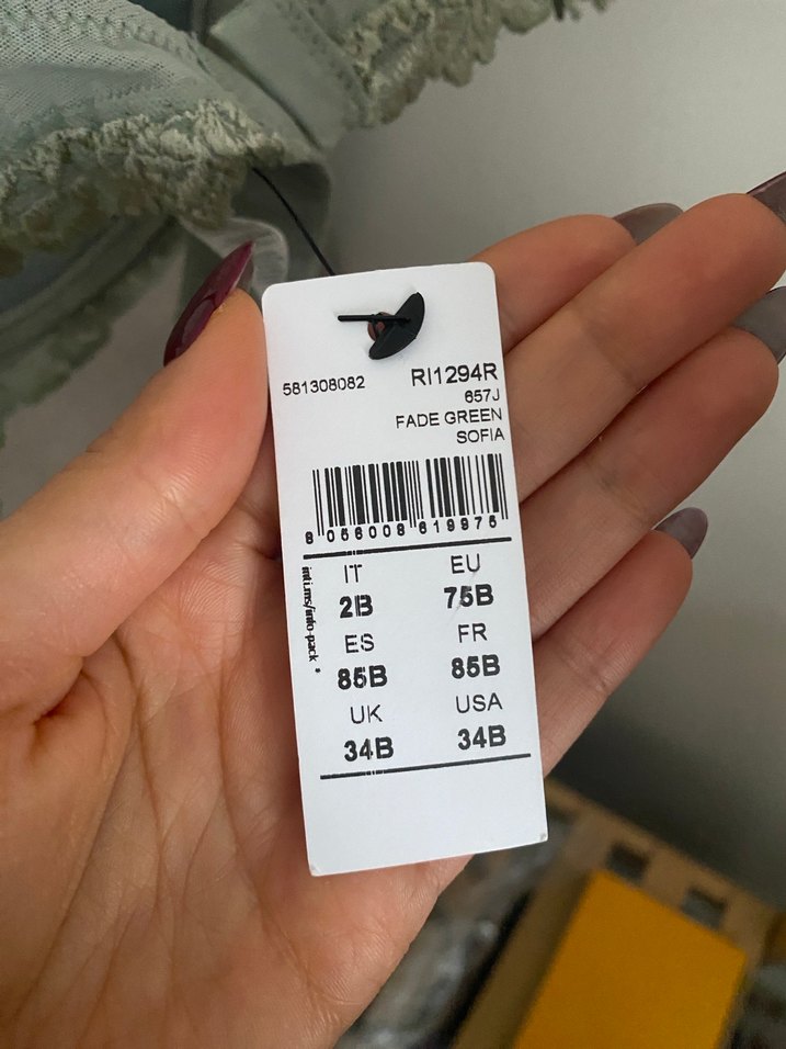 Intimissimi Gri-Yeşil Dantelli Sütyen - Görsel 4