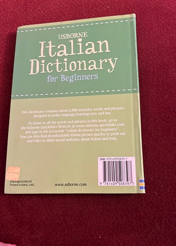 Usborne Başlangıç İtalyanca Sözlük - Görsel 2