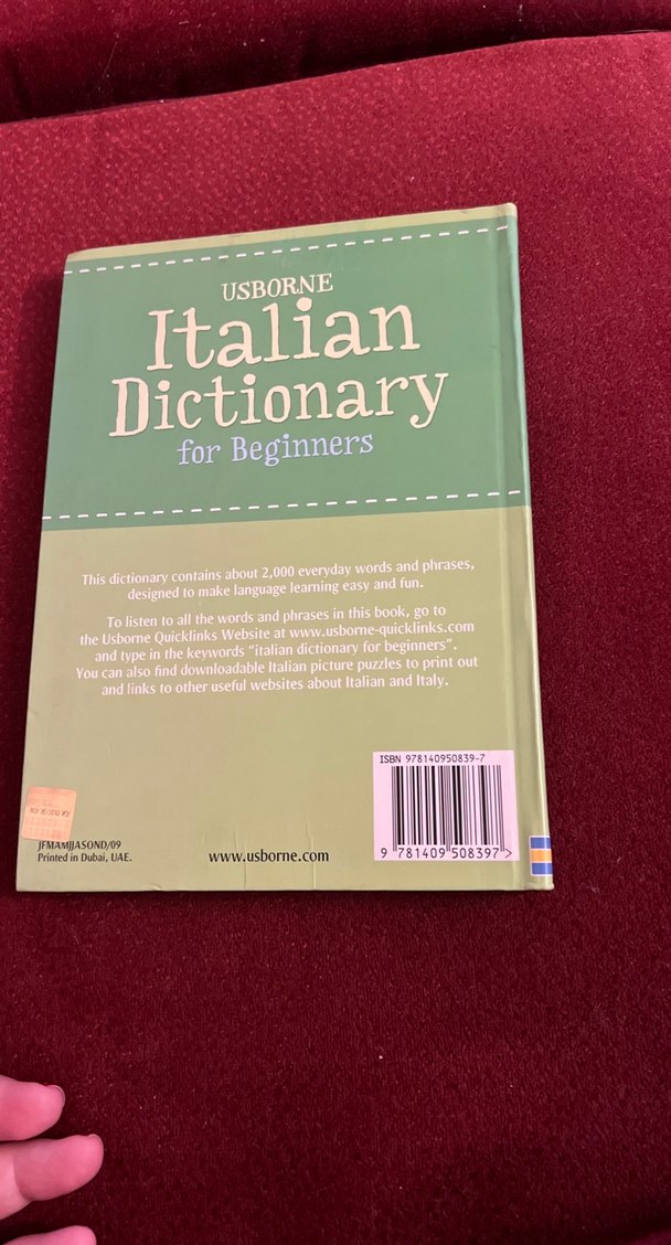 Usborne Başlangıç İtalyanca Sözlük - Görsel 2