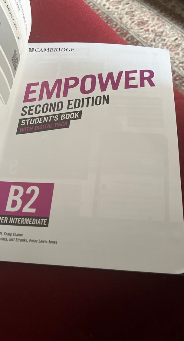 Cambridge Empower B2 Second Edition Öğrenci Kitabı - Görsel 2