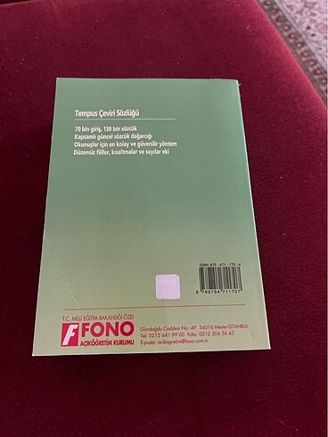 Fono İngilizce Çeviri Sözlüğü - Görsel 2