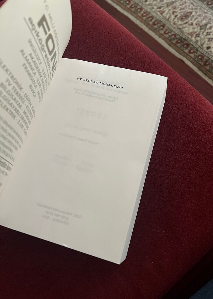 Fono İngilizce Çeviri Sözlüğü - Görsel 4