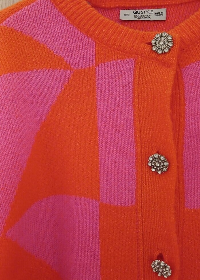 Örme kazak hırka - Görsel 2