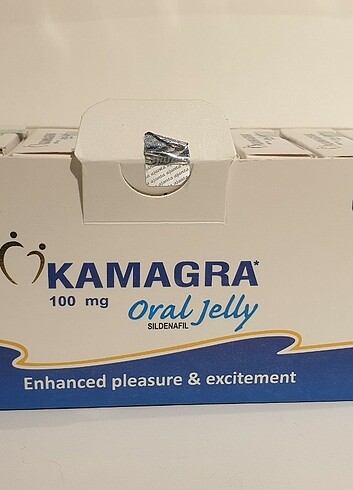 Kamagra jel orjinal kitu icinde 7 adet var