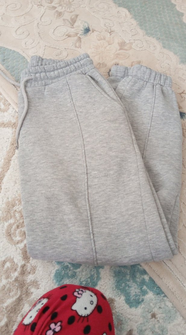 Gri Rahat Kadın Eşofman Altı - Görsel 2