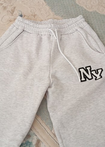 Gri Rahat Kesim Kadın Eşofman Altı - Görsel 2