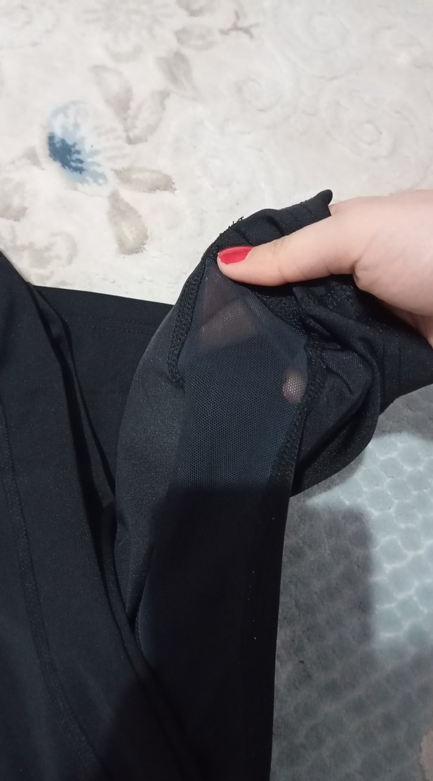 Nike Siyah Fermuarlı Spor Tayt - Görsel 2