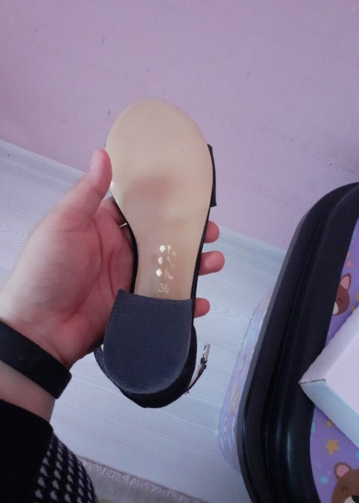 Yepyeni sıfır ayarinda simli  abiye ayakkabi - Görsel 5