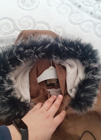 Sıfır gibi ,sıcacık tutan uzun kaban tesettüre daha uygun - Görsel 9