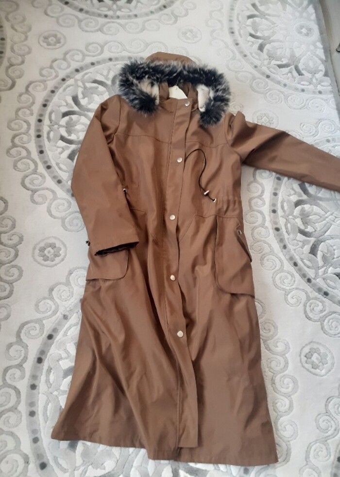 Sıfır gibi ,sıcacık tutan uzun kaban tesettüre daha uygun - Görsel 2