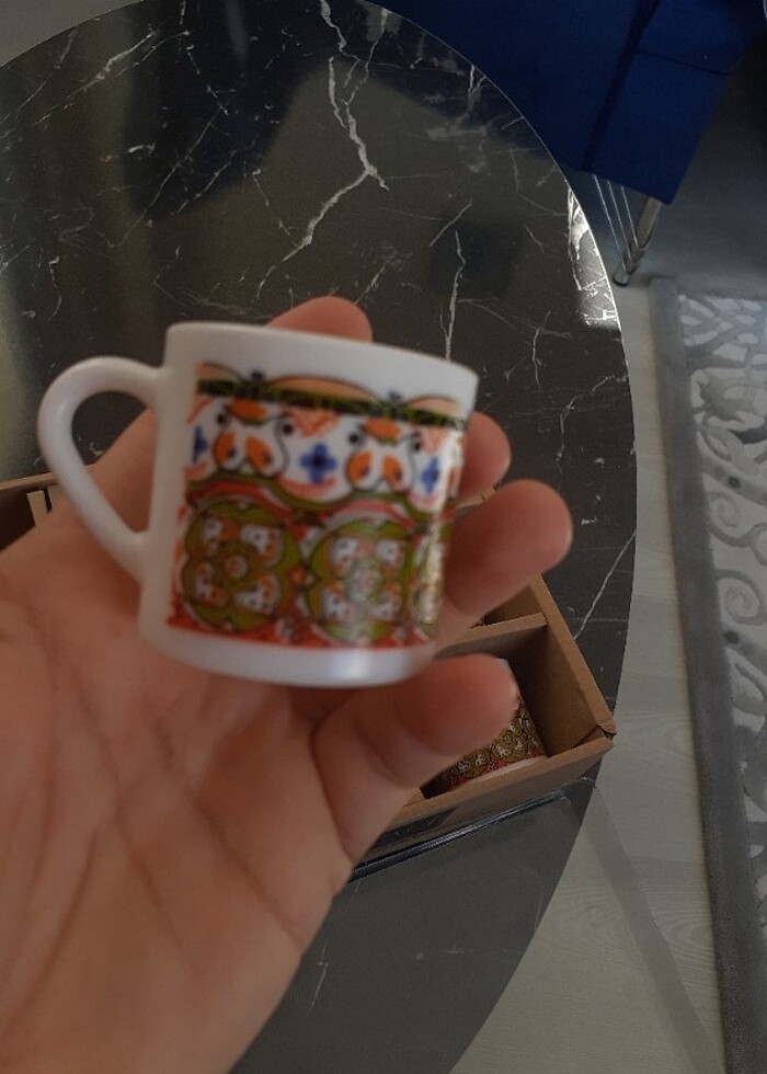 Kahve takimi Fransız ürünü 6,lı - Görsel 4